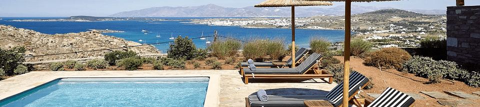 Villa con piscina privada en Paros